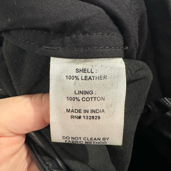 L’Academie black Kathryn leather pants - Picture 9 of 9